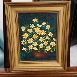 Original Acrylic Oil Painting Flowers
